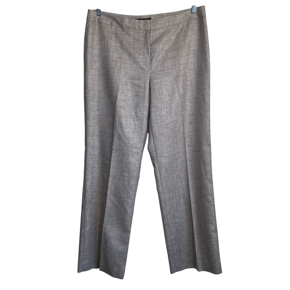 Lafayette 148 Sz 14 Virgin Wool Blend Bootcut Trousers Careerwear Classic